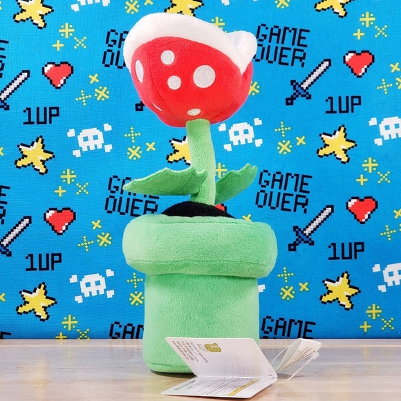 All Star Collection PIRANHA PLANT 9" #27 Nintendo Gaming Plush Rare/HTF NWT - Picture 4 of 11